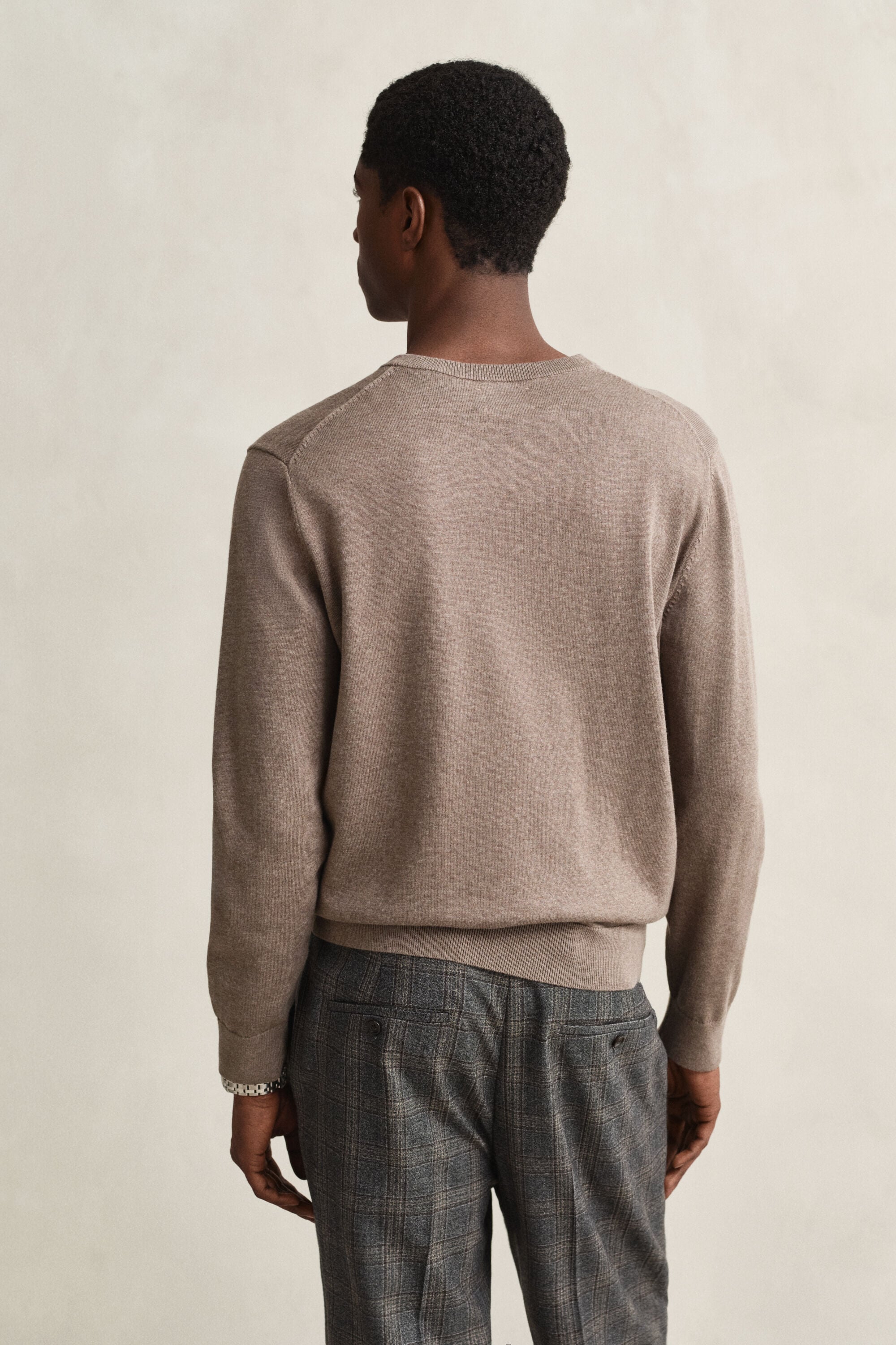 Classic Cotton V-Neck Sweater
