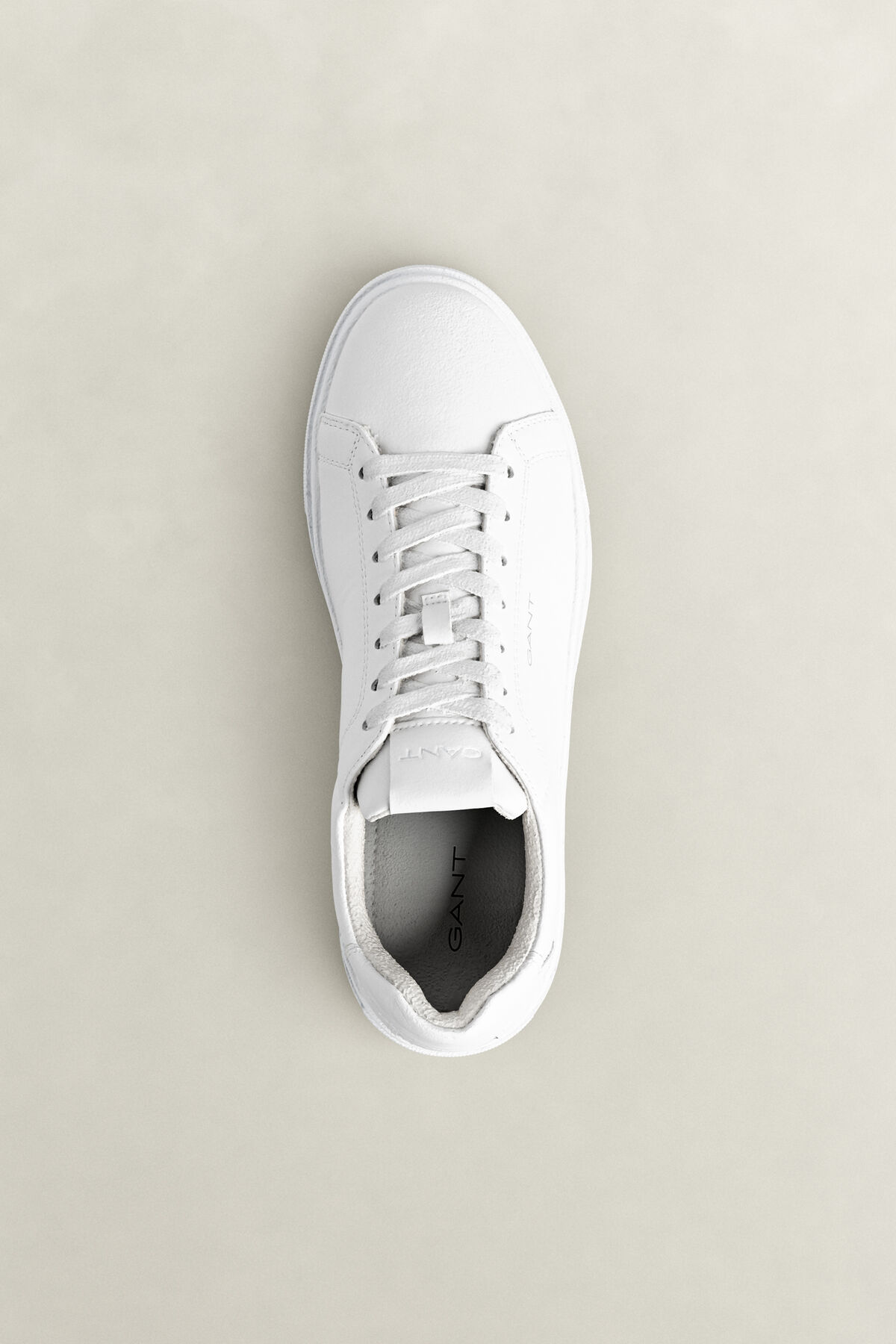 McJulien Leather Sneakers — WHITE