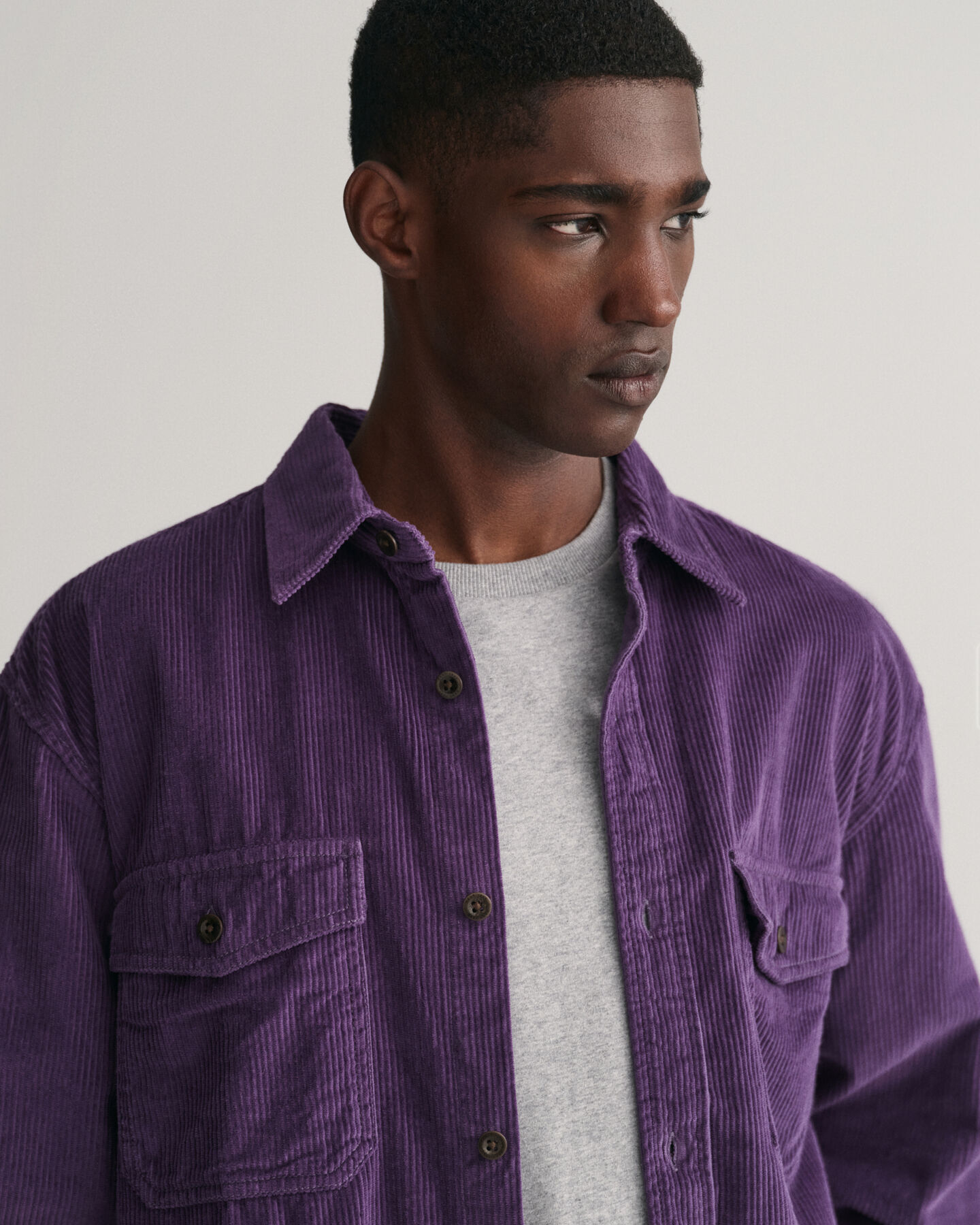 Relaxed Fit Corduroy Shirt