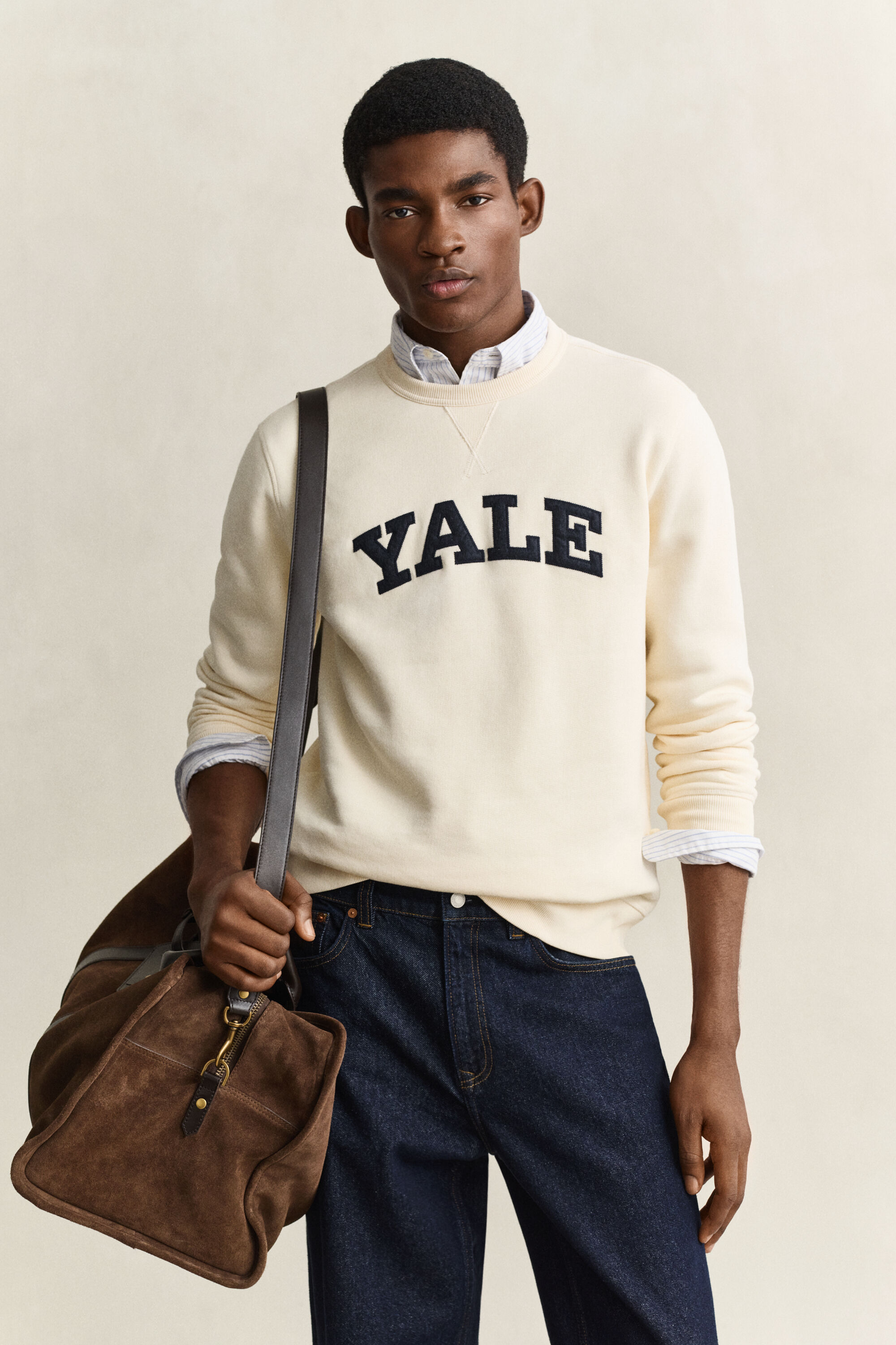 Gant x Yale Crew Neck Sweatshirt