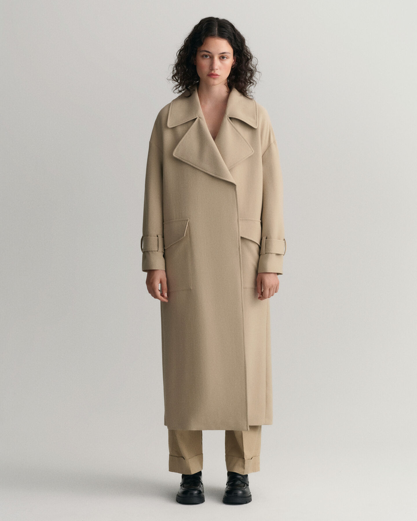Oversized Fluid Coat