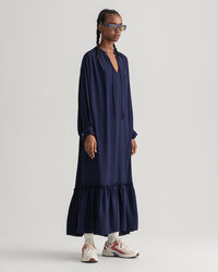 Wrinkle Popover Dress