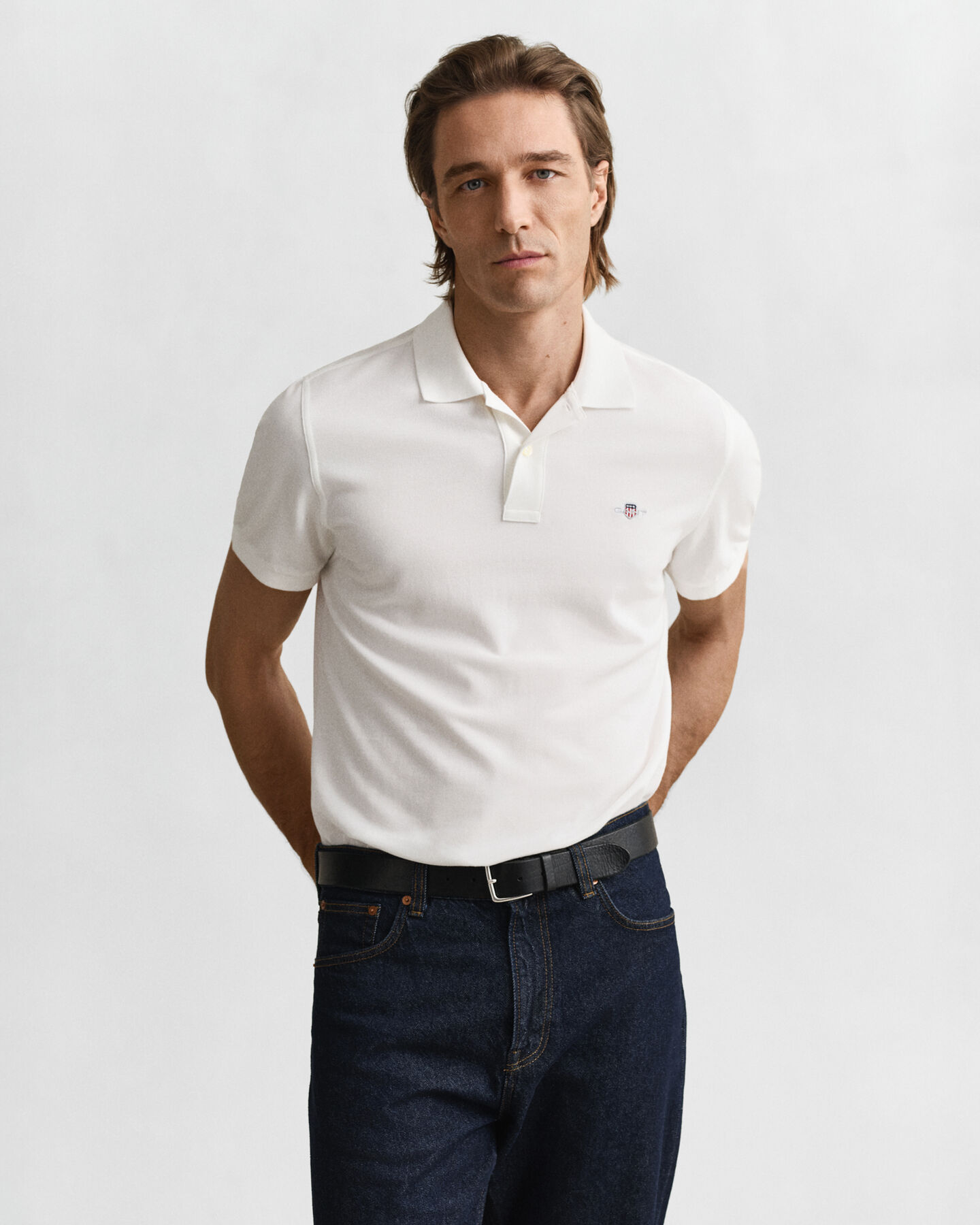Regular Fit Shield Piqué Polo Shirt