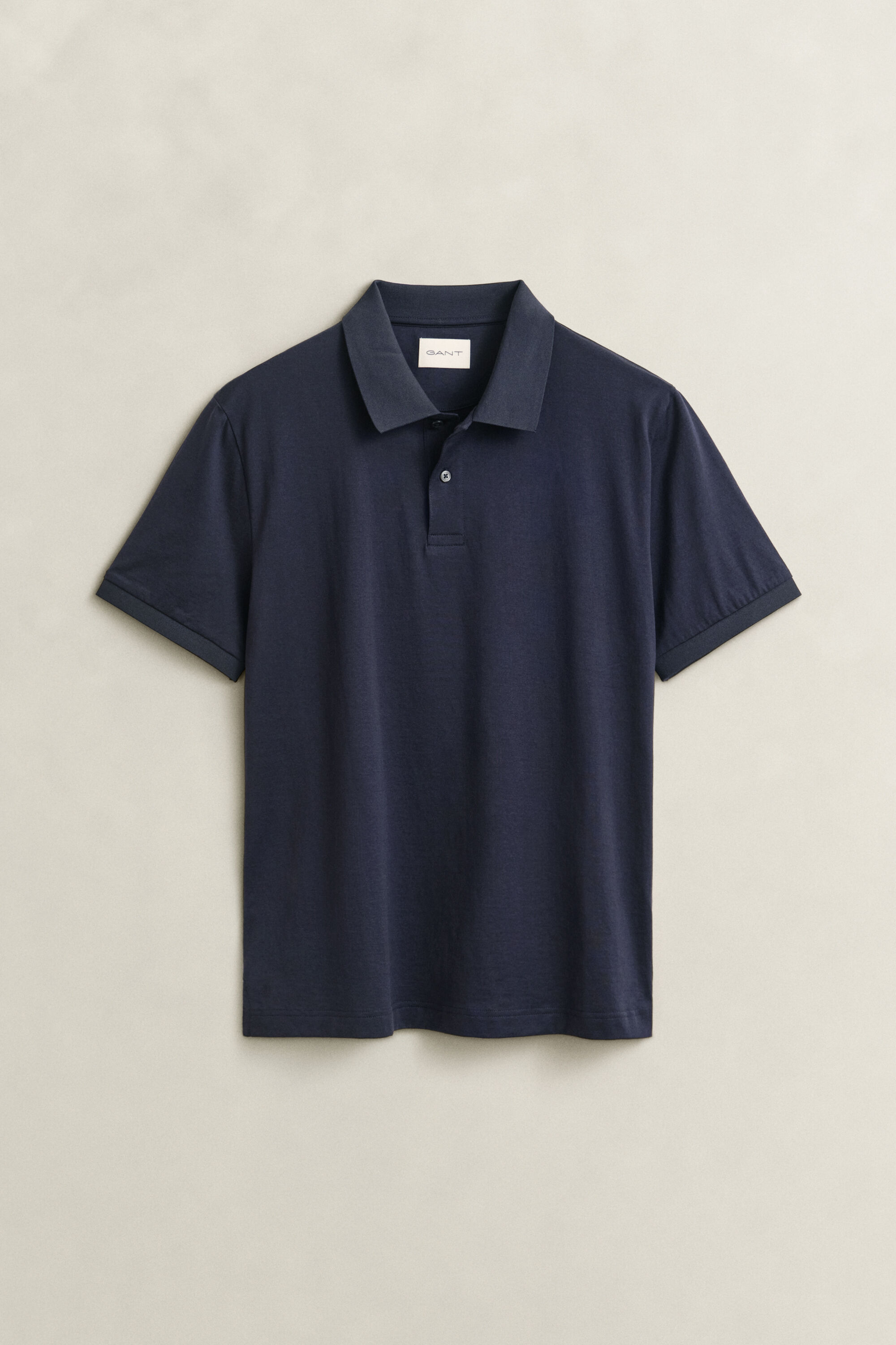 Pima Cotton Polo Shirt — EVENING BLUE