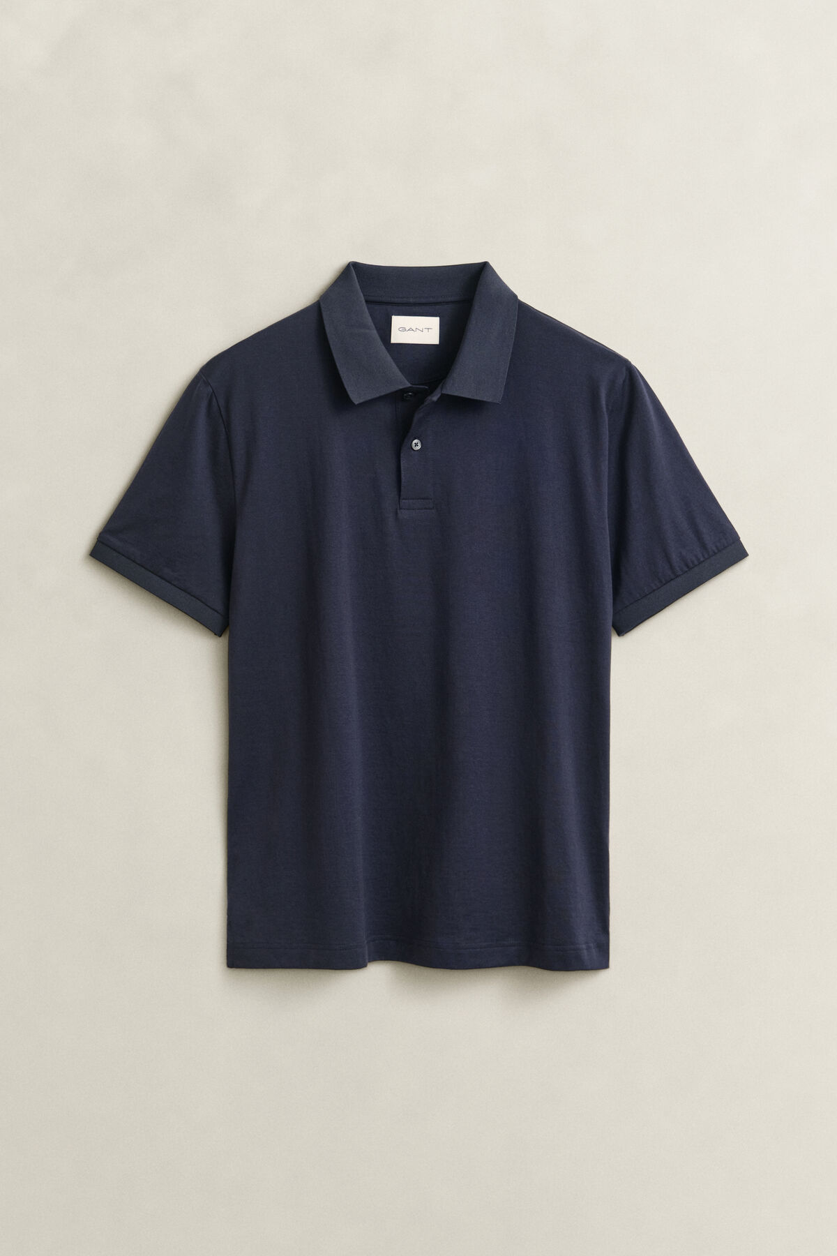 Pima Cotton Polo Shirt — EVENING BLUE