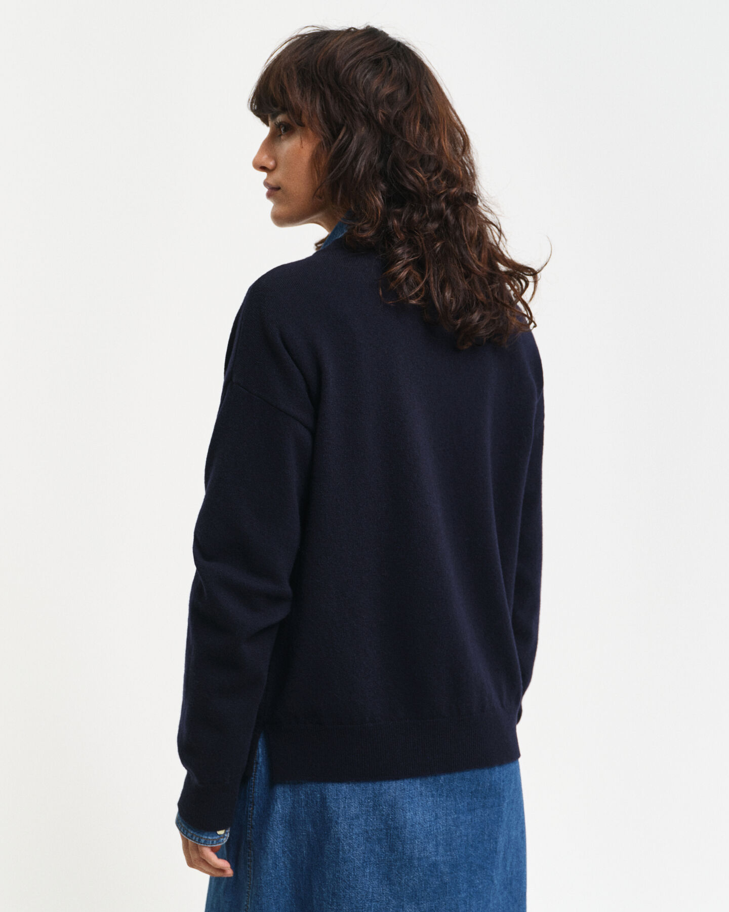 Super Fine Lambswool Crew Neck Sweater