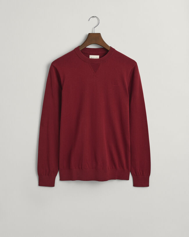 Fine Cotton Crew Neck Sweater