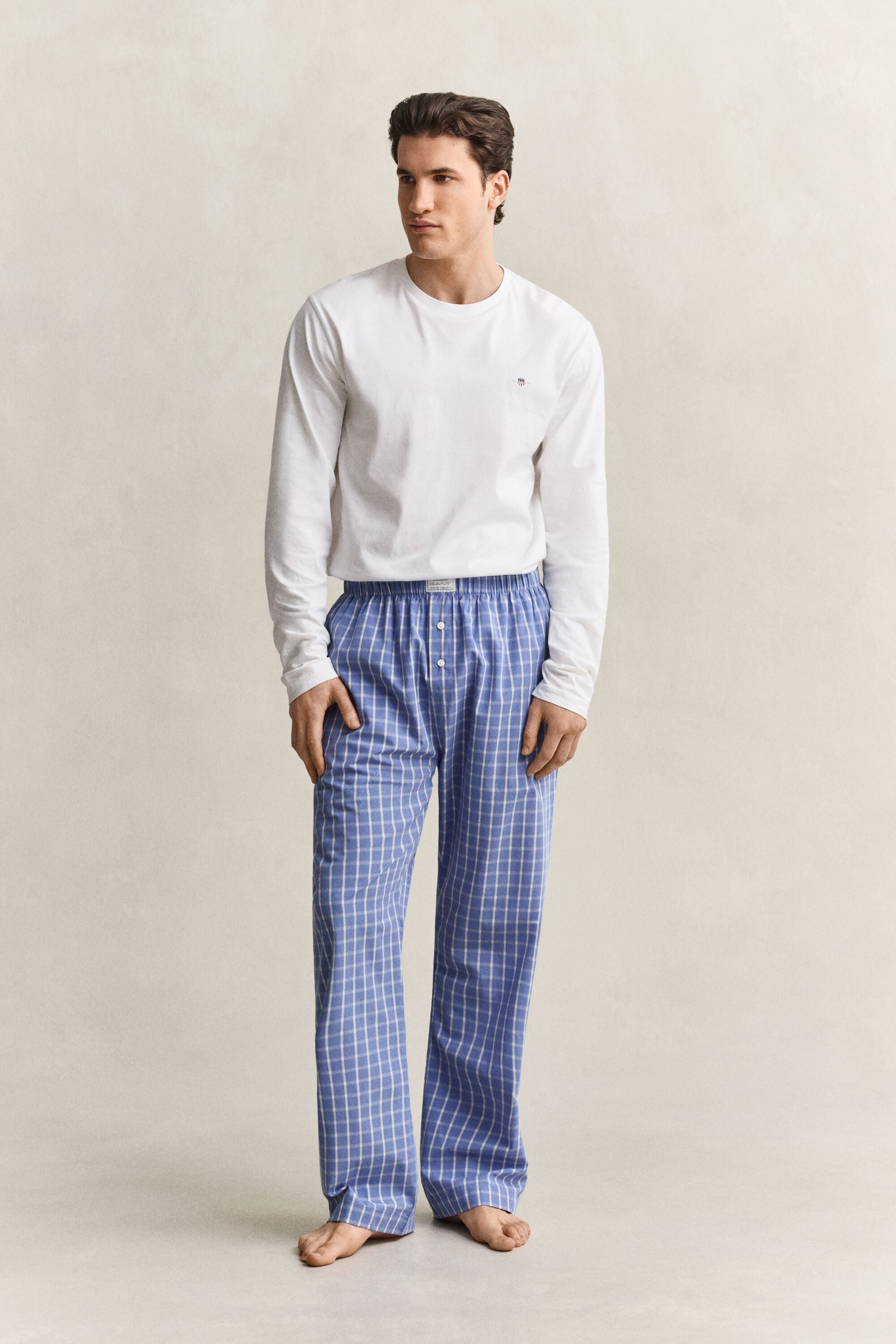 Checked Pajama Pants