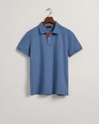 Contrast Collar Piqu&eacute; Polo Shirt