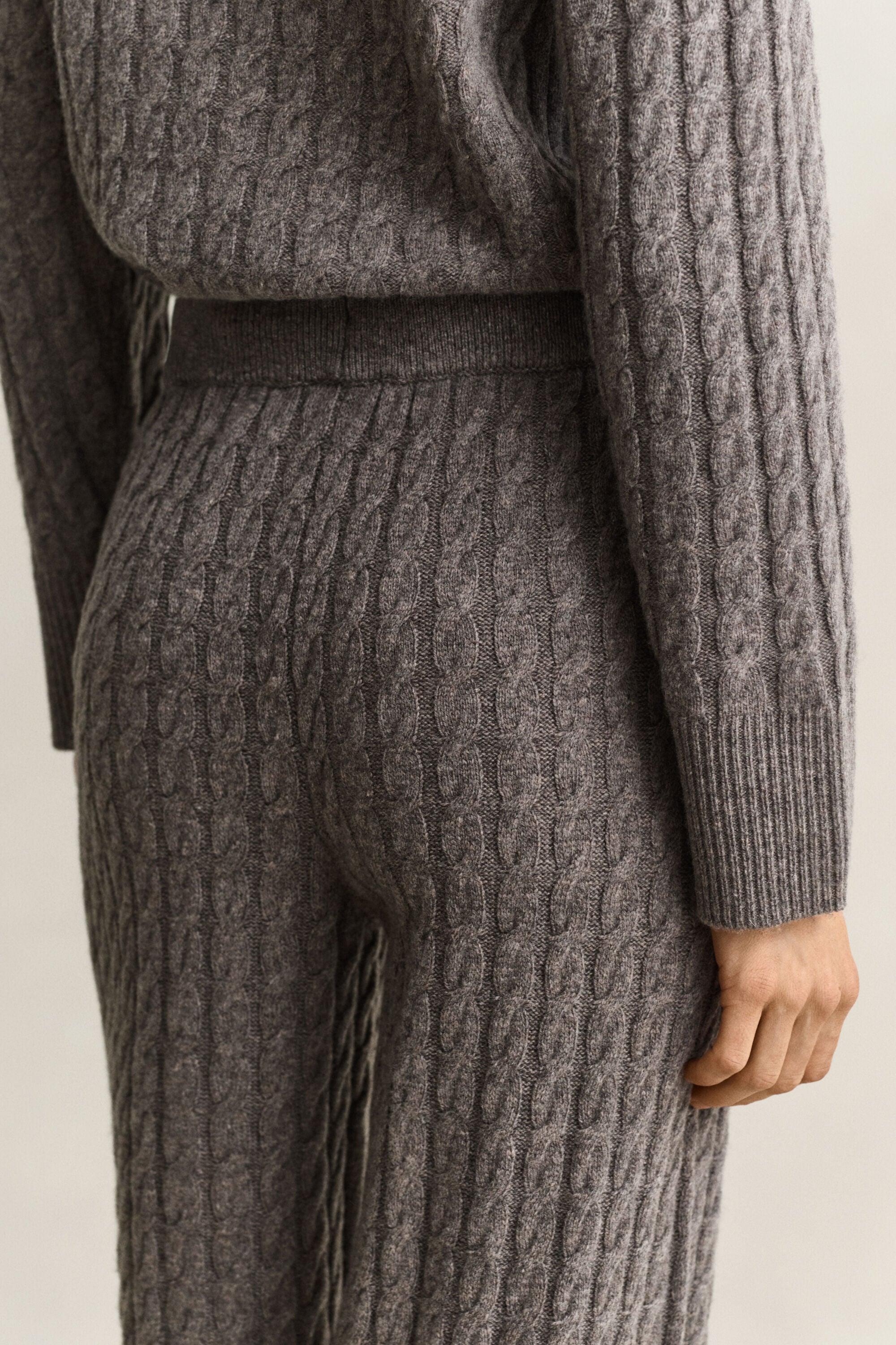 Wool Cashmere Blend Pants