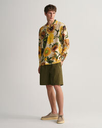 Cotton Linen Suit Shorts