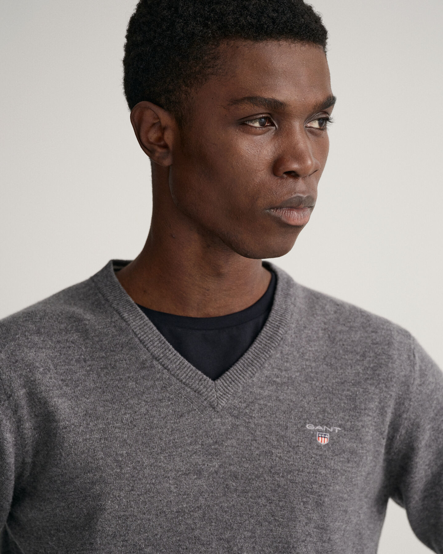 Super Fine Lambswool V-Neck Sweater