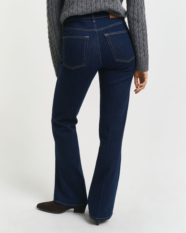 Slim Fit Flared Jeans