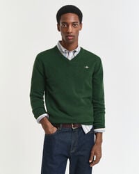 Superfine Lambswool V-Neck Sweater