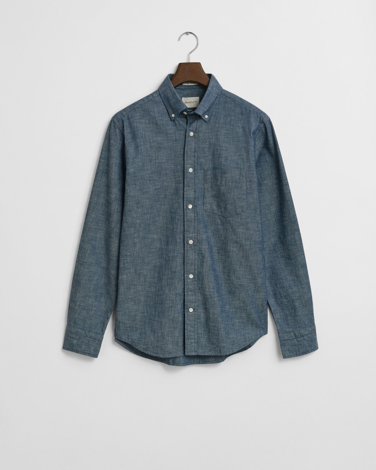 Regular Fit Indigo Chambray Shirt