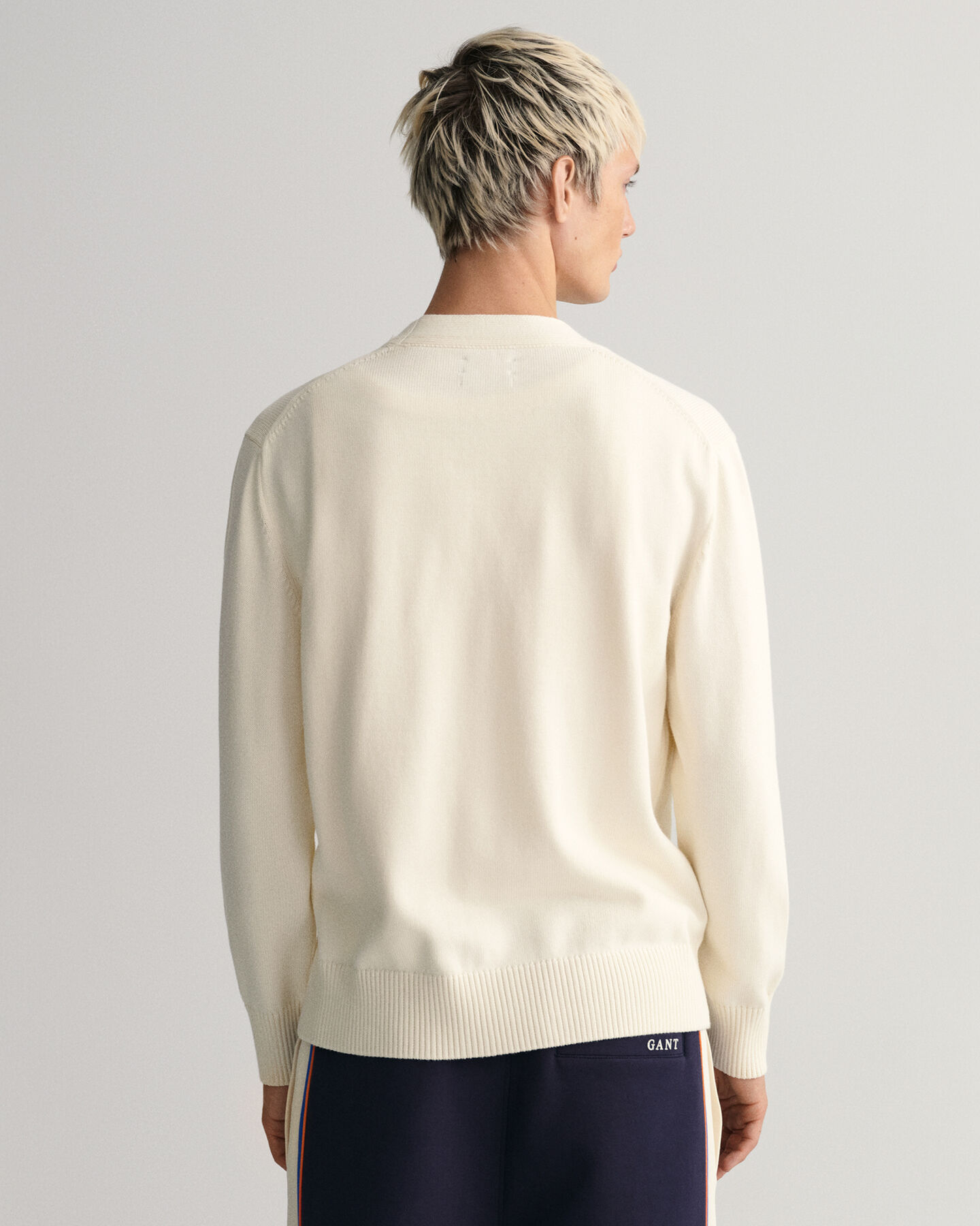 Supima Cotton Letterman Cardigan