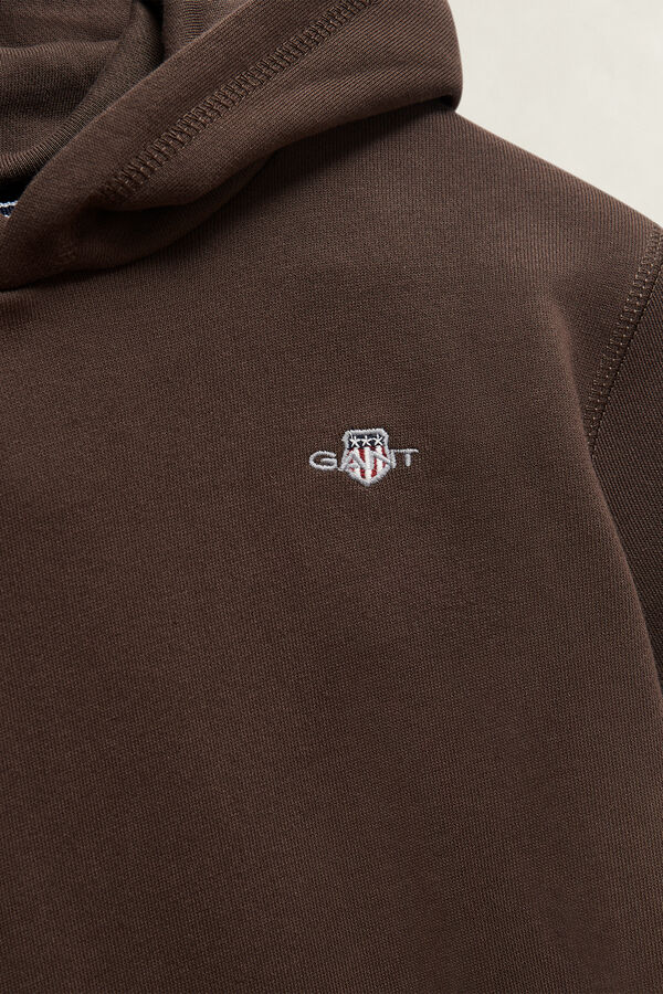Teens Shield Hoodie — SHADOW BROWN