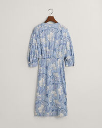 Regular Fit Magnolia Print Wrap Dress