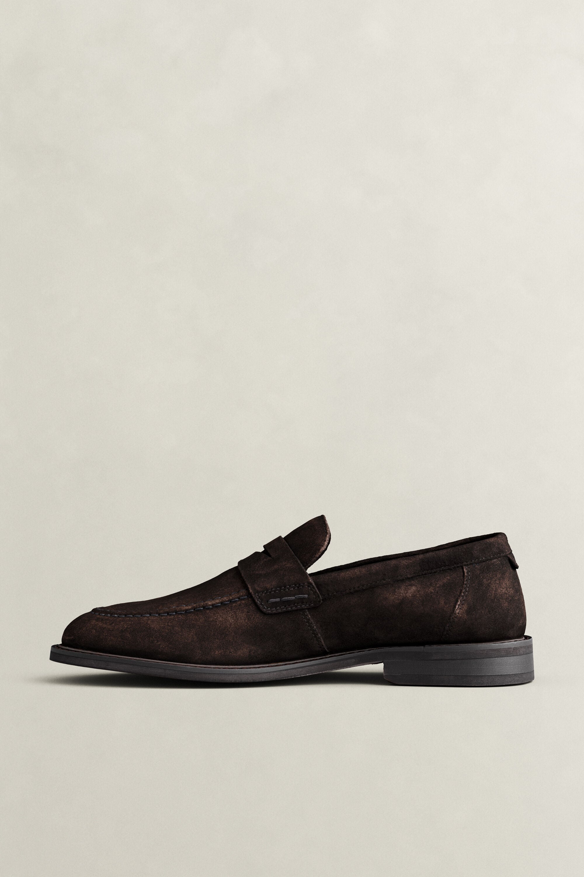 Lozham Suede Loafers — DARK BROWN