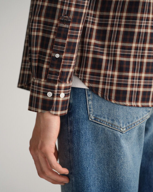 Slim Fit Twill Check Shirt