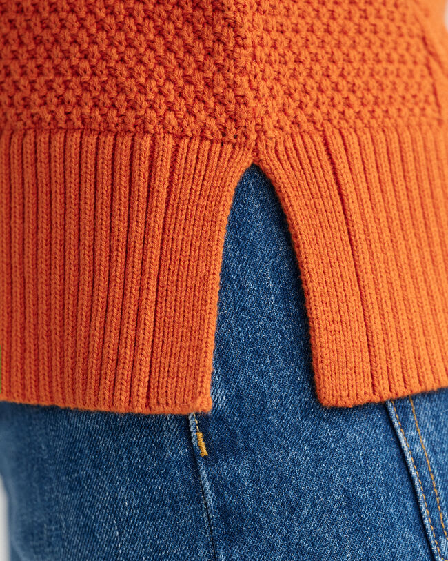 Cable Crew Neck Sweater