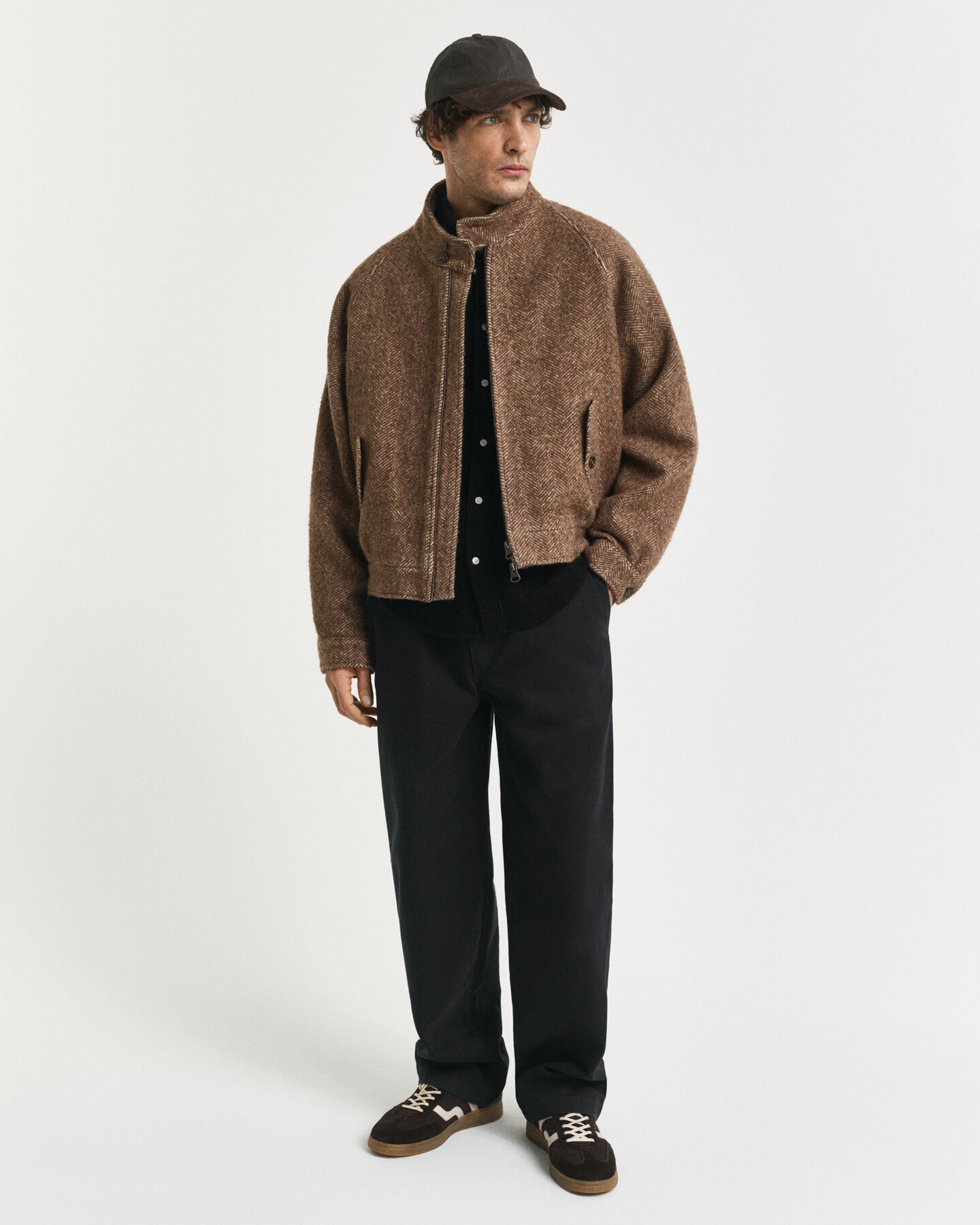 Wool Harrington Jacket