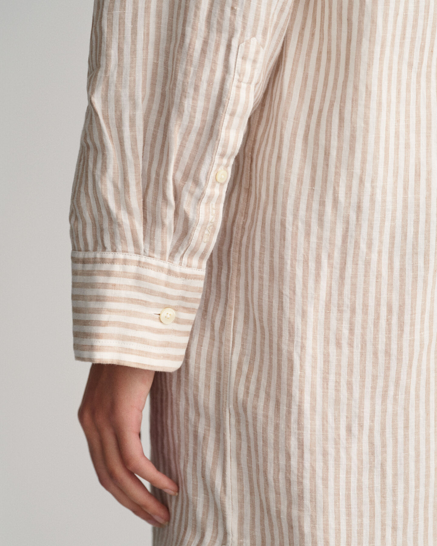 Striped Linen Shirt Dress