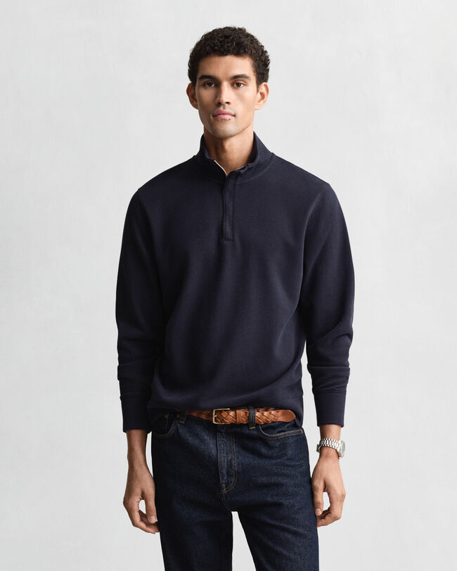 Light Sacker Rib Half-Zip Sweatshirt