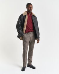 Extra Fine Merino Wool Half-Zip Sweater