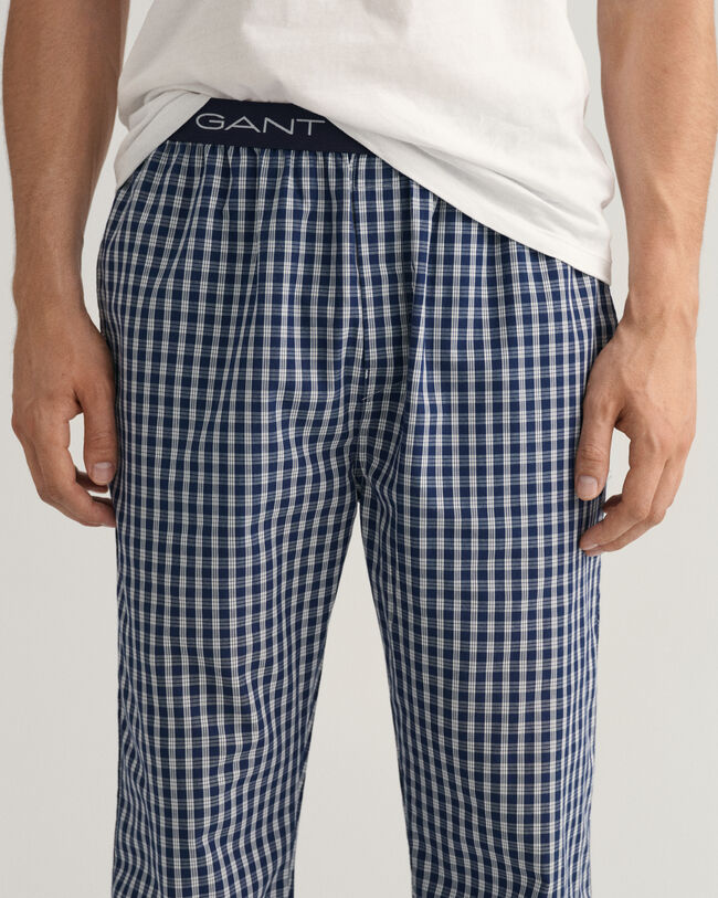 Micro Check Pajama Pants
