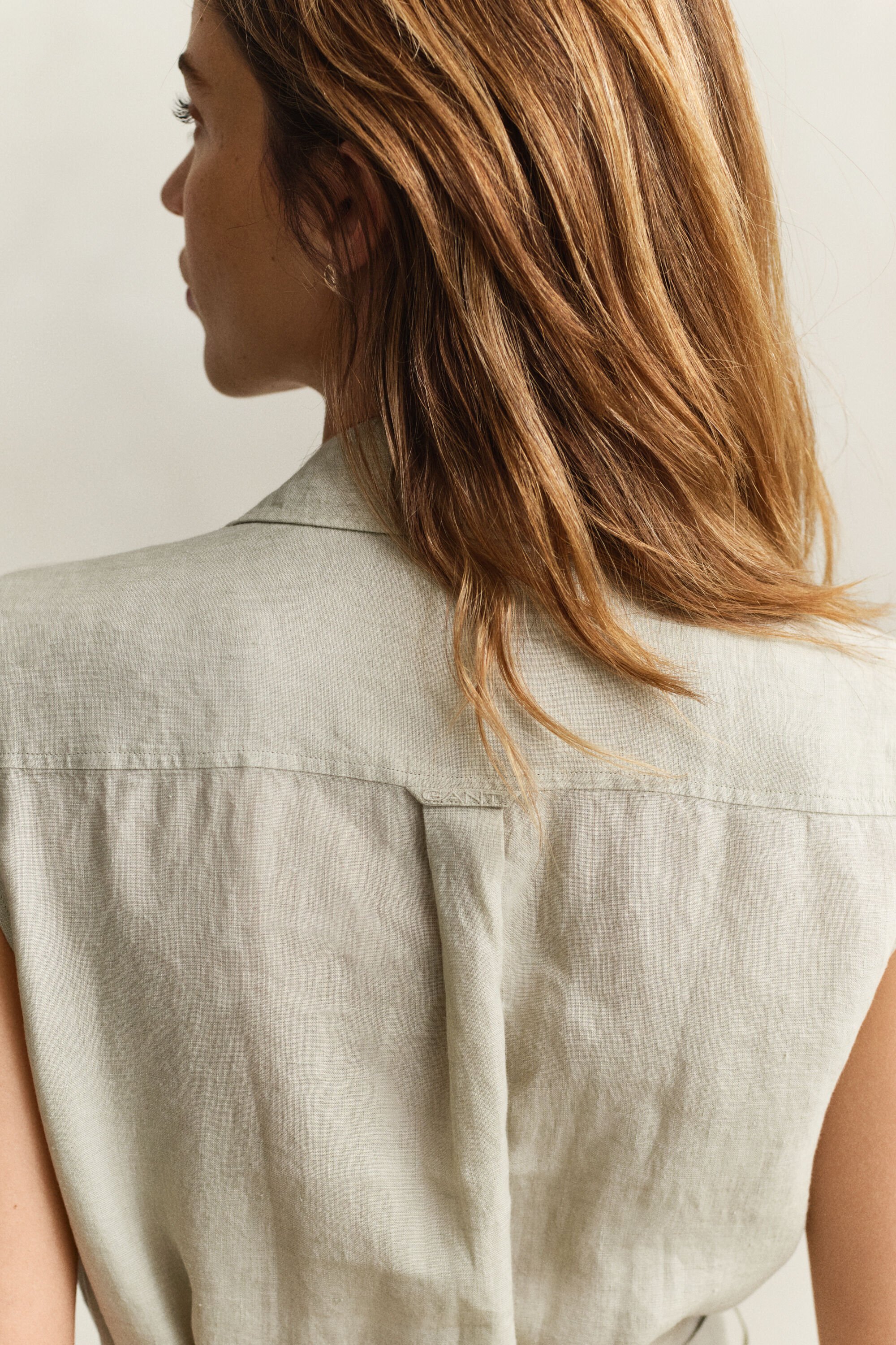 Sleeveless Linen Dress