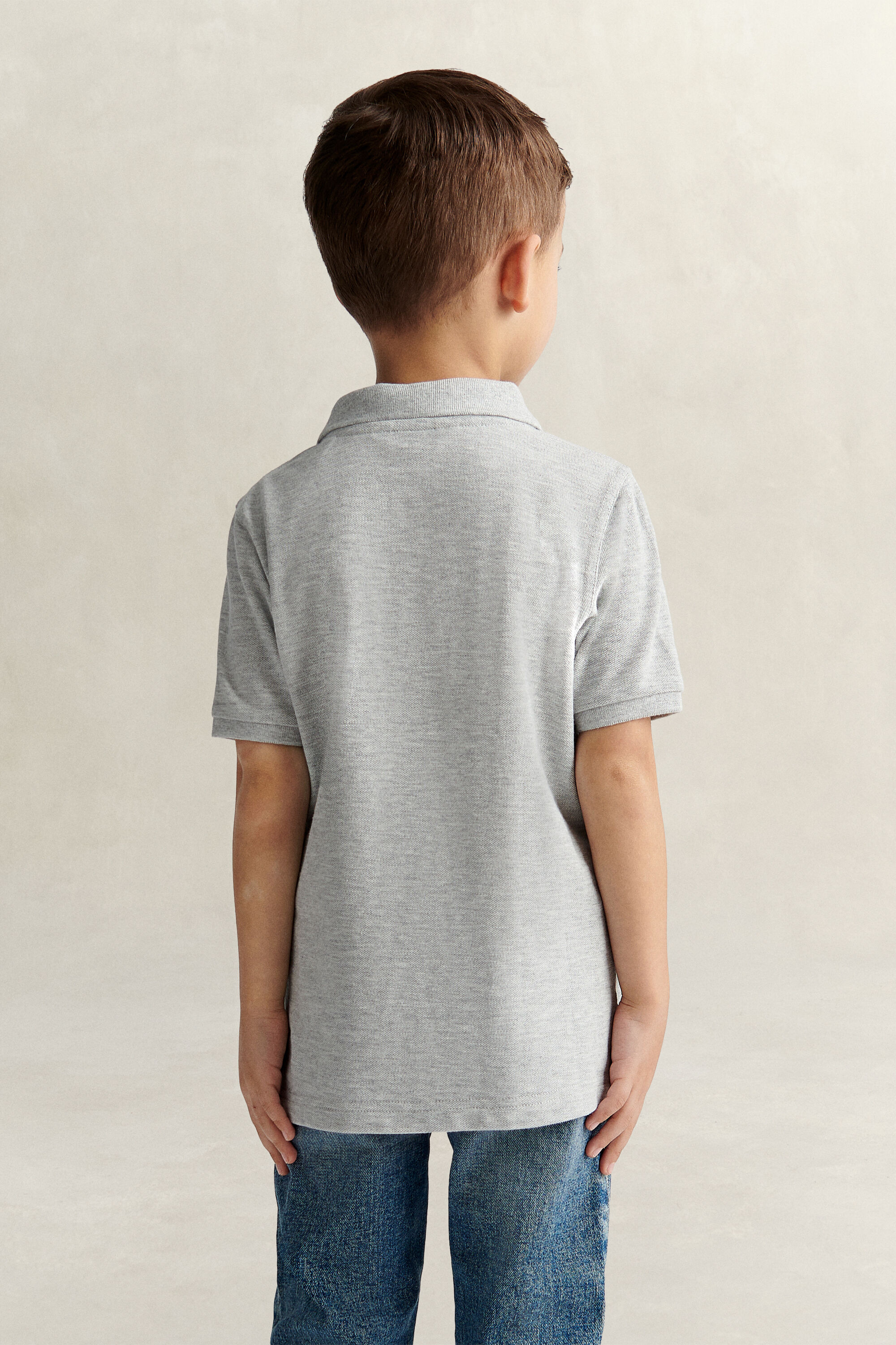 Kids Shield Piqué Polo Shirt