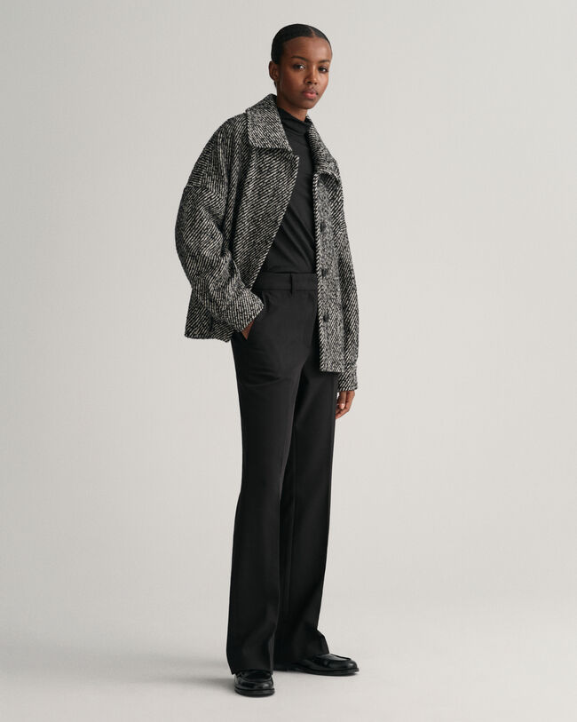 Slim Fit Flared Slacks