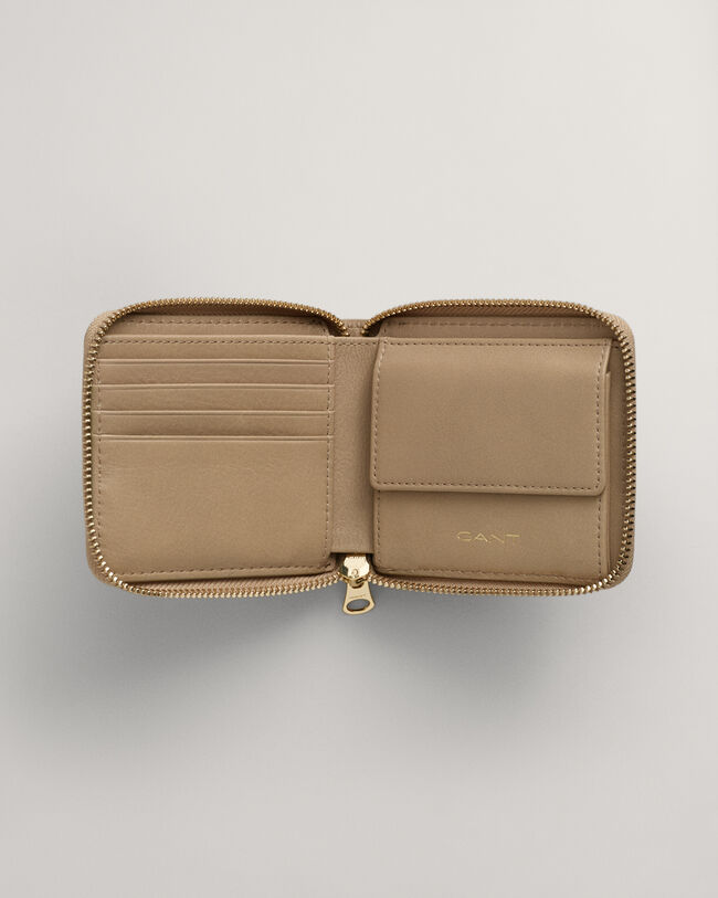 Leather Zip Wallet