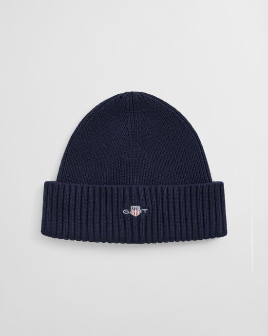 Cotton Blend Logo Beanie
