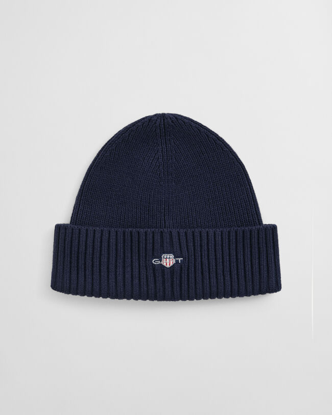 Cotton Blend Logo Beanie