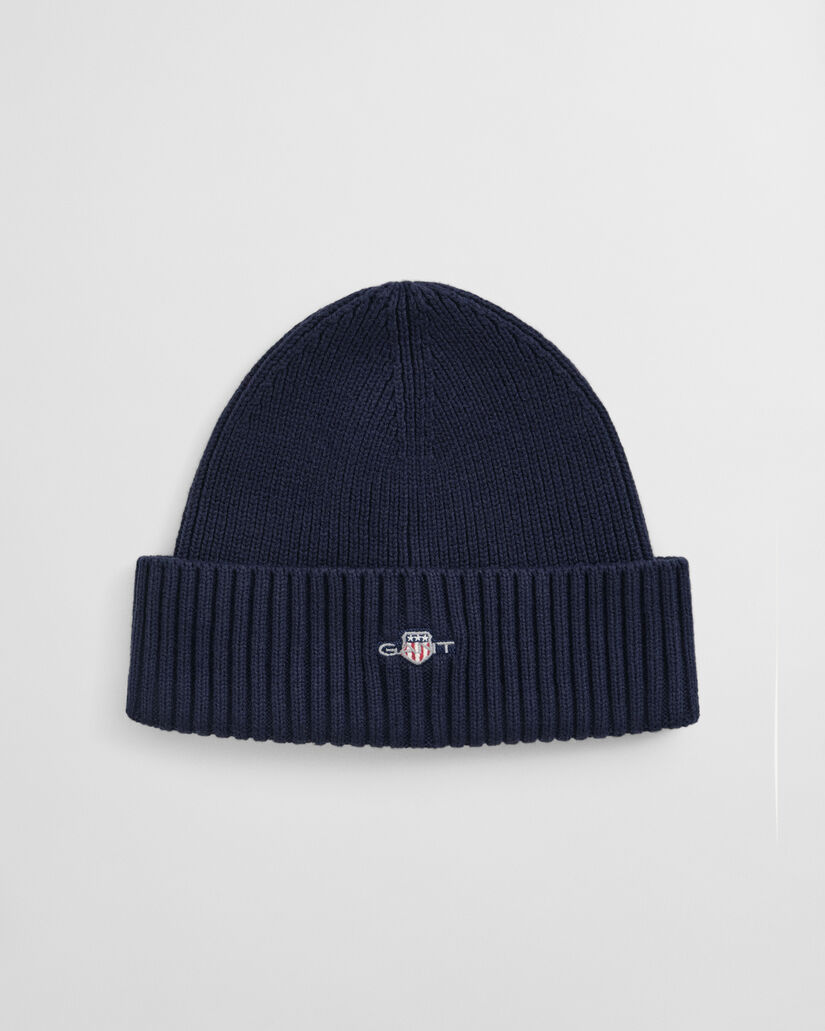 Cotton Blend Logo Beanie