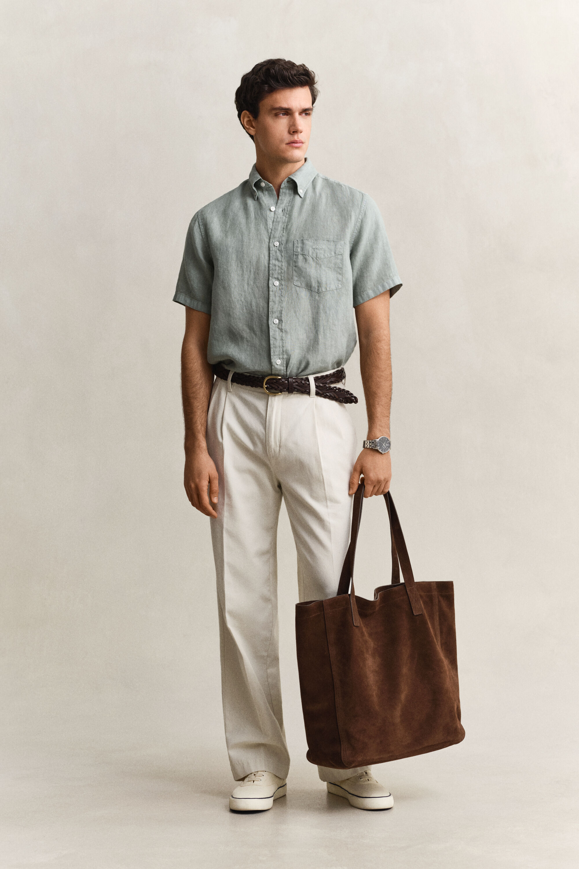 Short Sleeve Linen Shirt