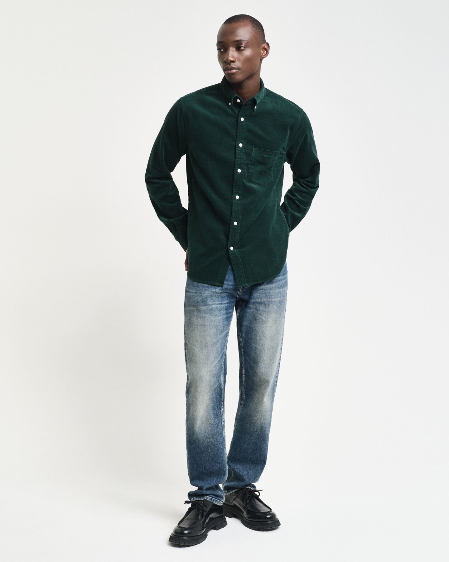 Regular Fit Corduroy Shirt