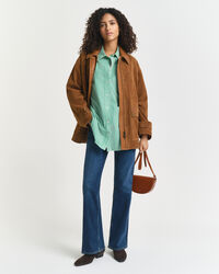 Oversized Classic Striped Poplin Shirt