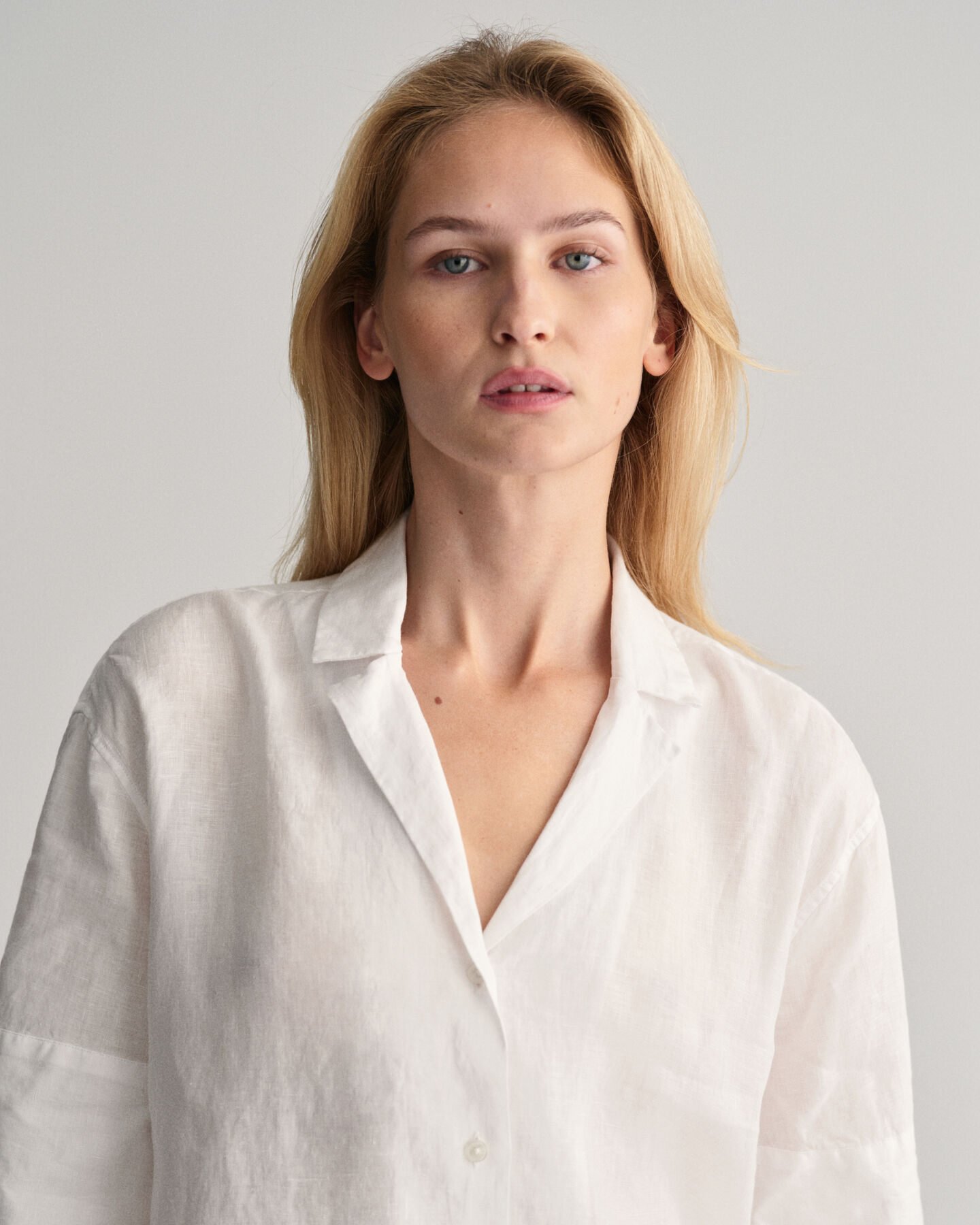 Relaxed Fit Linen Short Sleeve Shirt