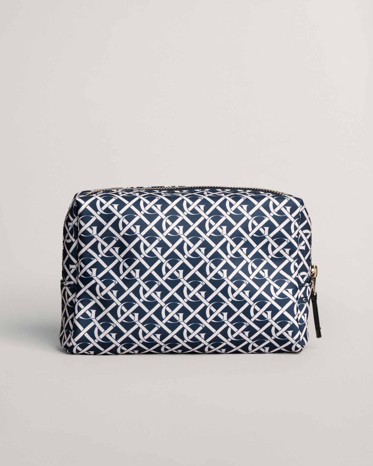 Monogram Print Makeup Bag