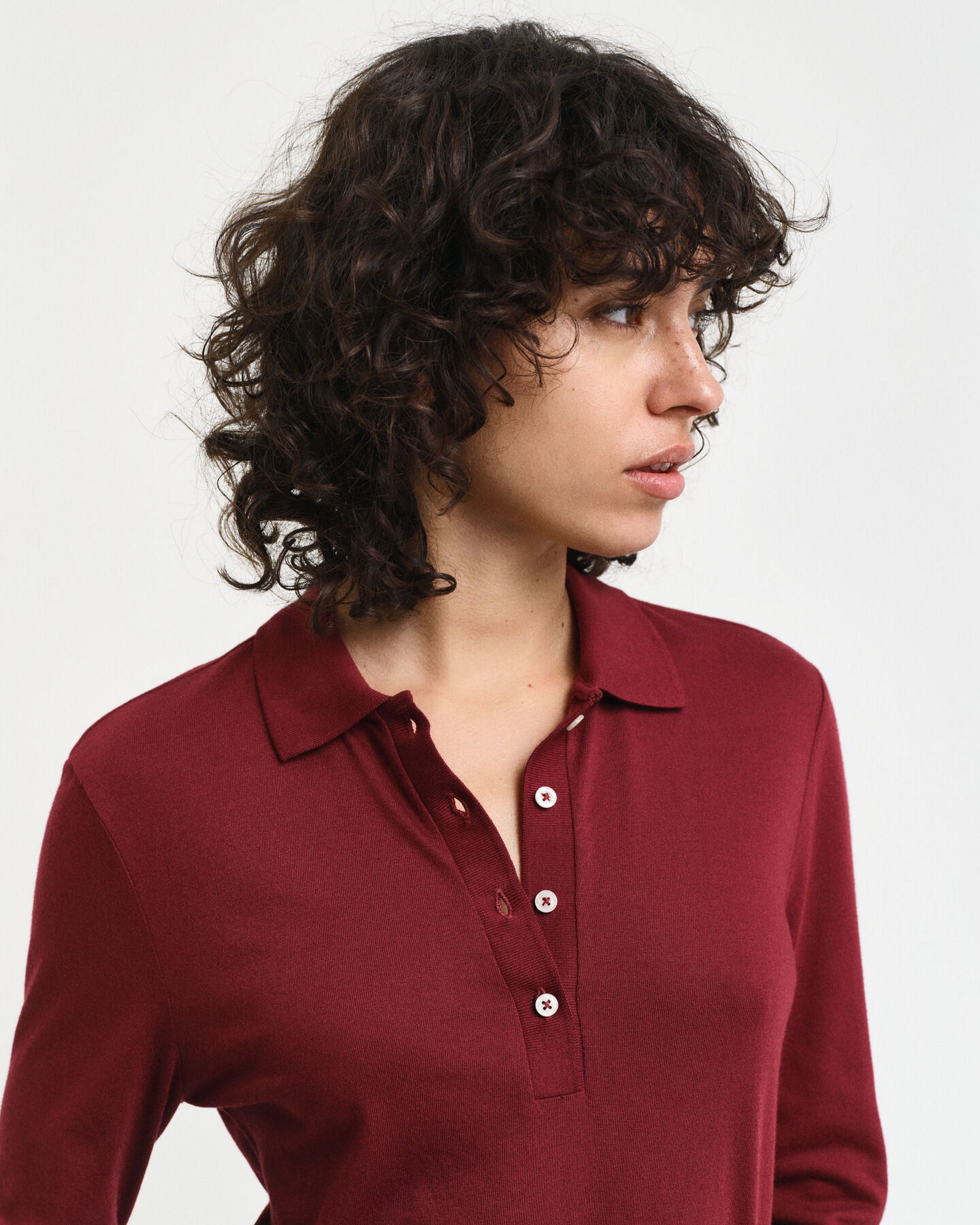 Seamless Long Sleeve Polo Shirt