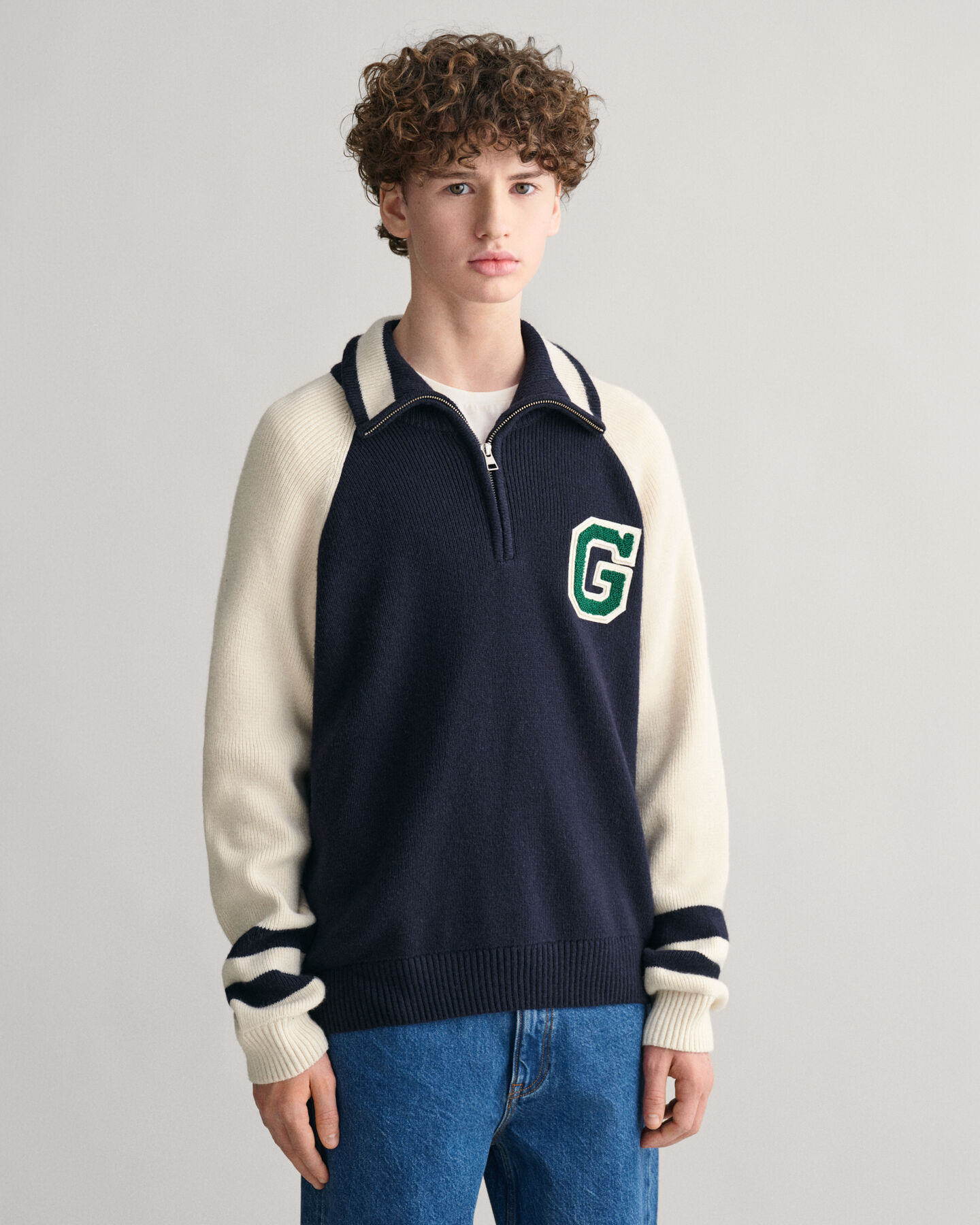 Teens Knitted GANT Varsity Sweater