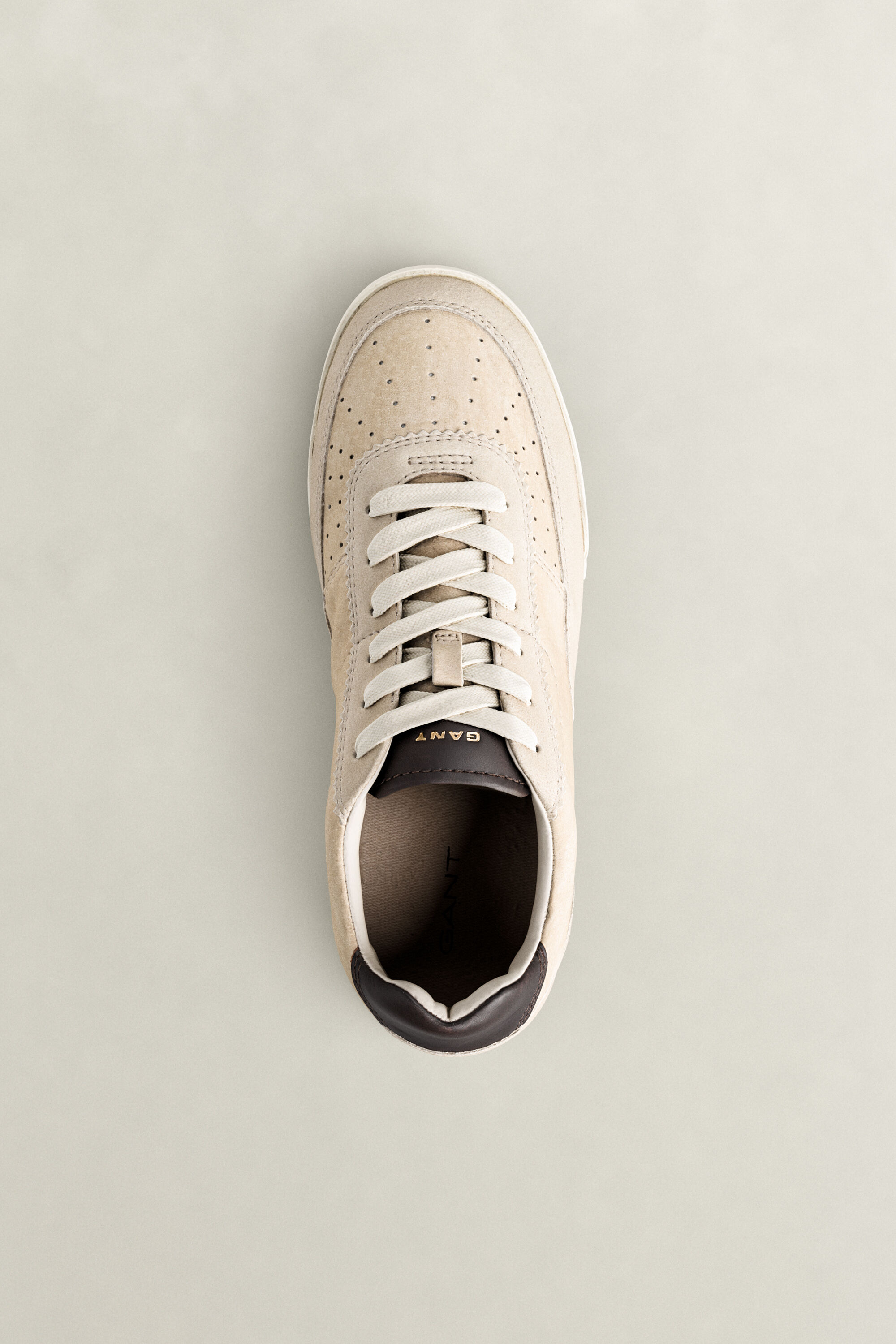Baylle Suede Sneakers — OAT BEIGE