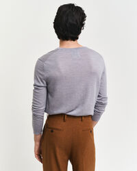 Extra Fine Merino Wool V-Neck Sweater