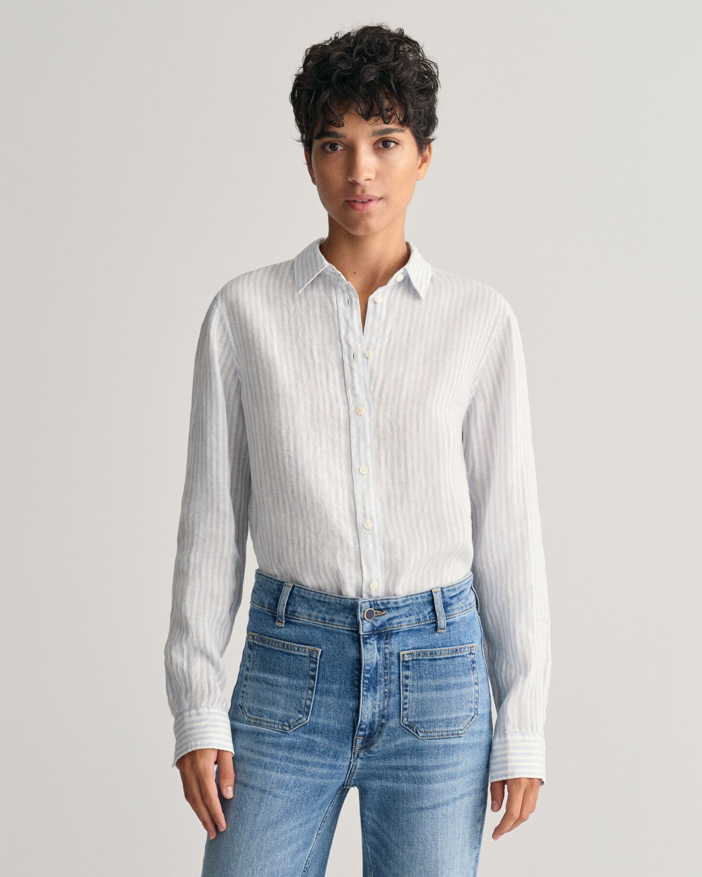 Regular Fit Striped Linen Shirt