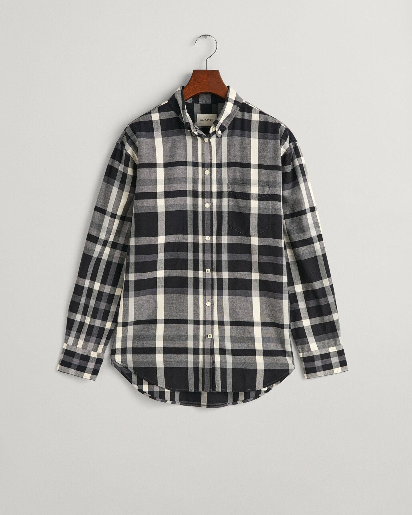 Relaxed Fit Checked Flannel Shirt