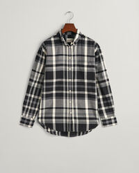 Relaxed Fit Checked Flannel Shirt