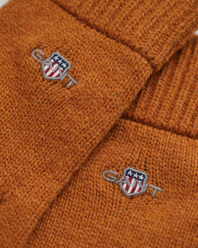 Teens Shield Knitted Gloves